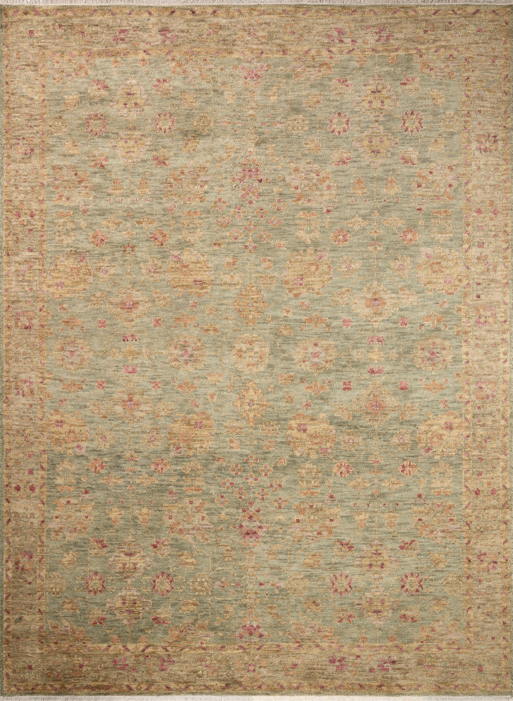 Mavelle Lucielle Green Sunset area rug - Detail View