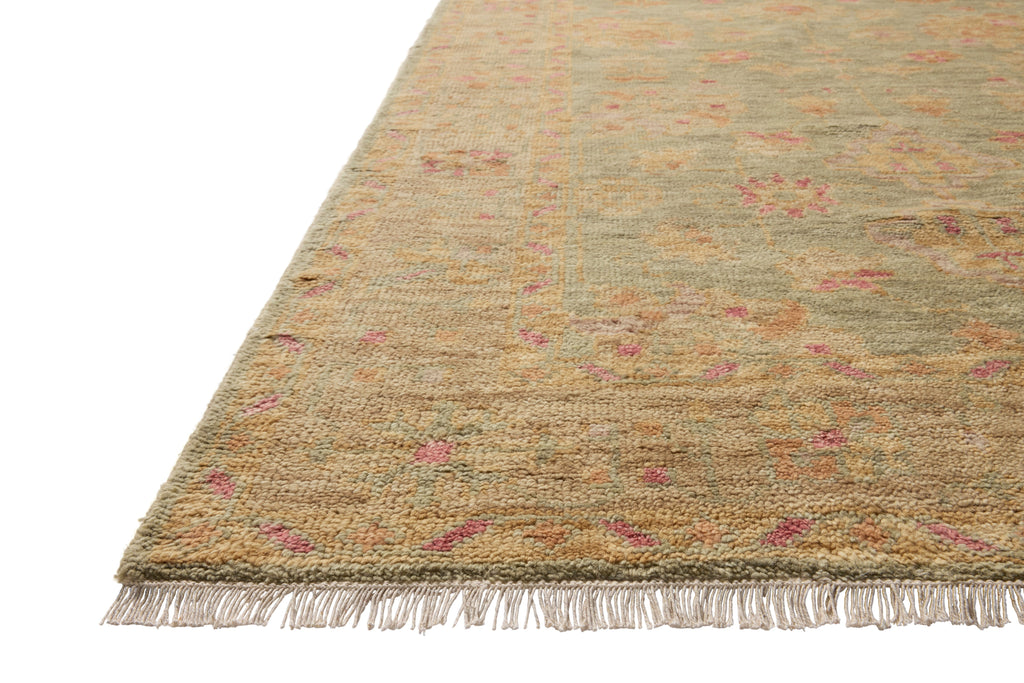 Mavelle Lucielle Green Sunset area rug - Styled in Room