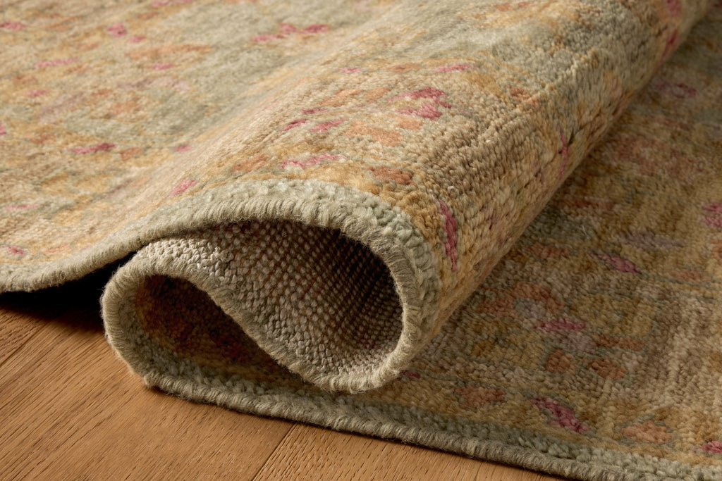Mavelle Lucielle Green Sunset area rug - Close-Up