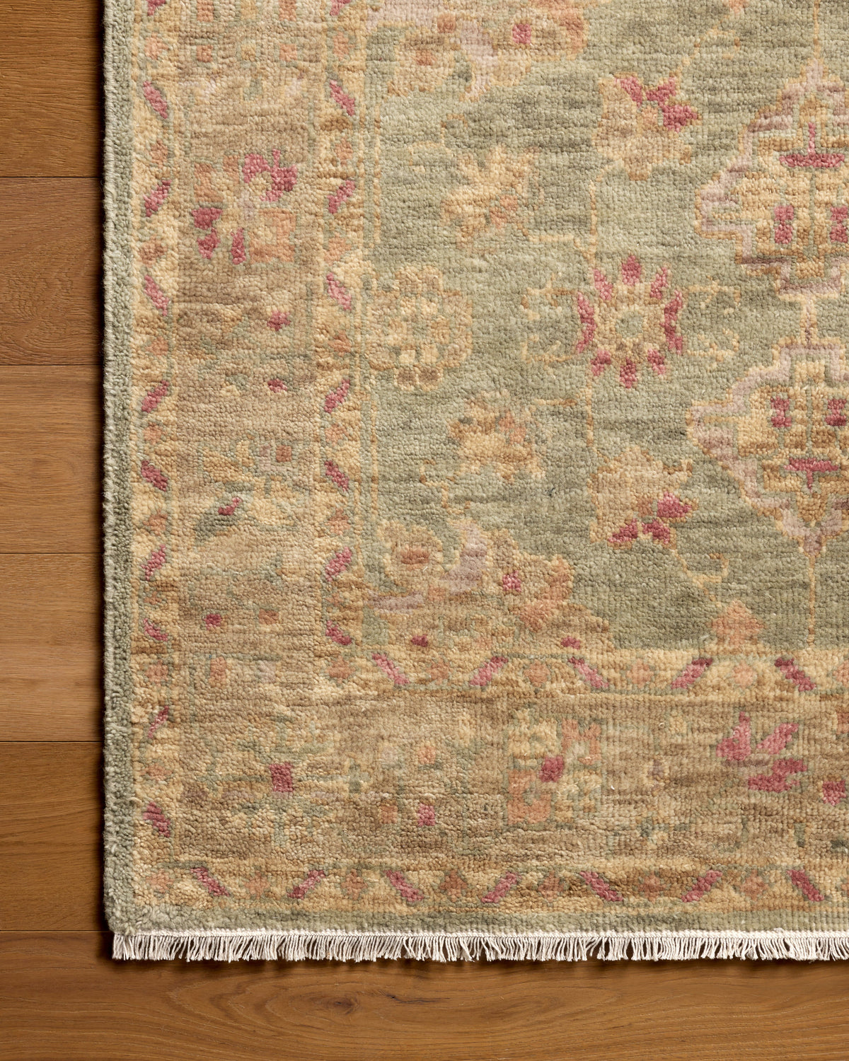 Mavelle Lucielle Green Sunset area rug