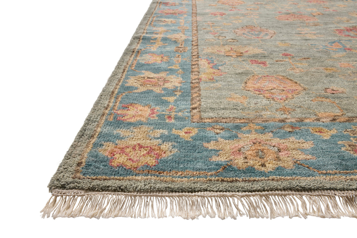 Mavelle Lucielle Blue Multi area rug - Styled in Room