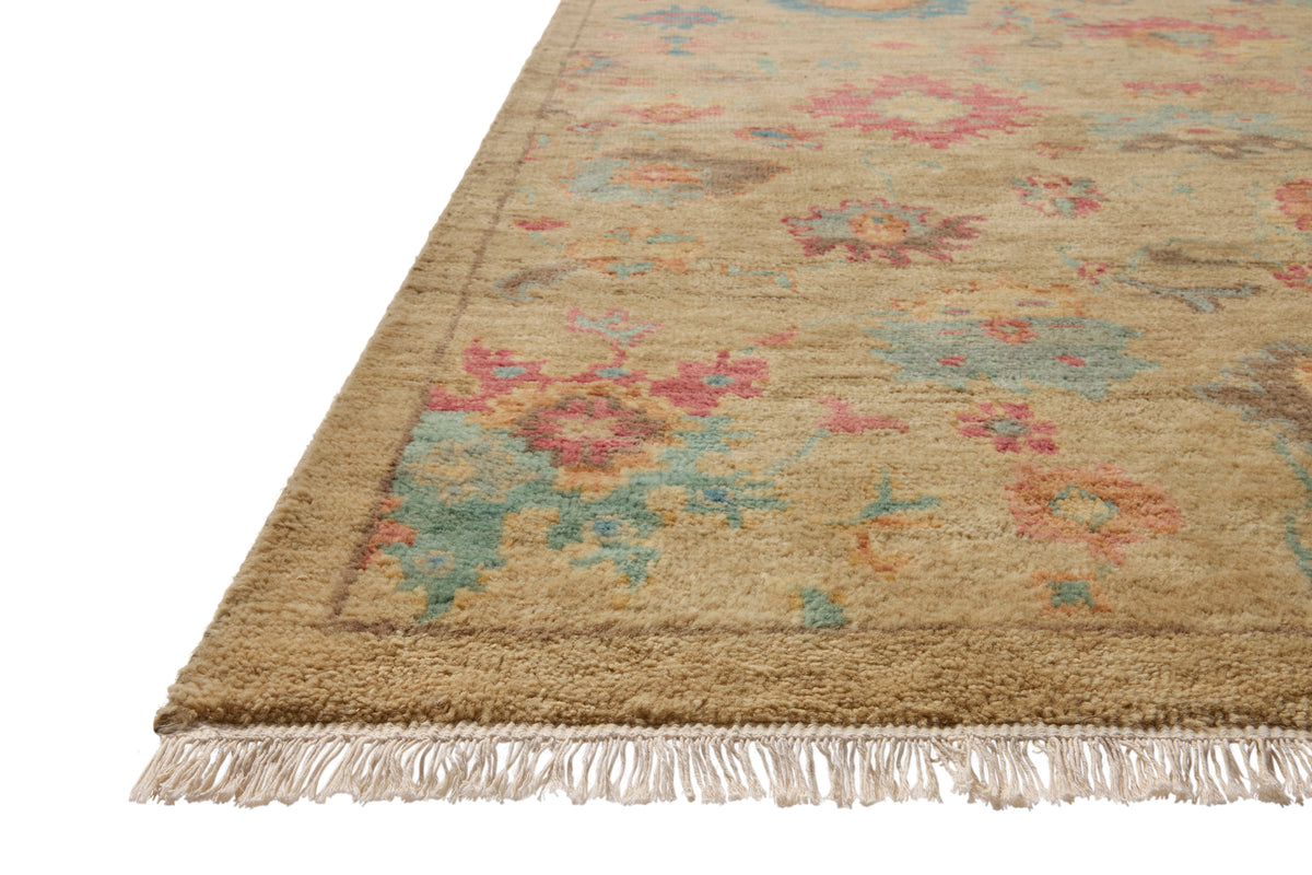 Mavelle Lucille Khaki Multi area rug - Close-Up
