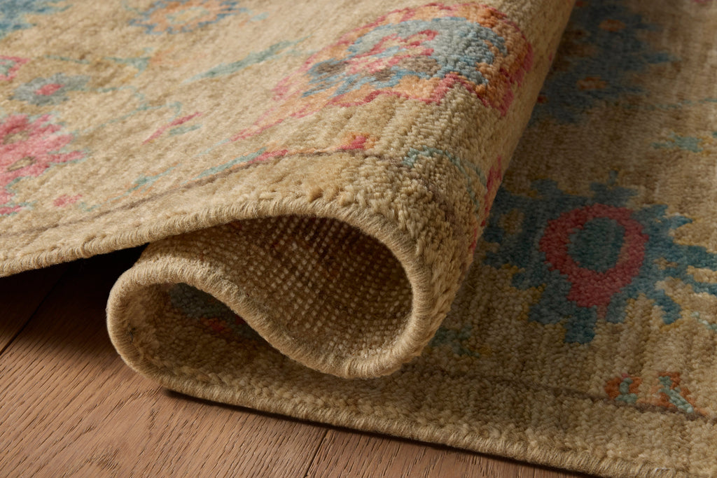 Mavelle Lucille Khaki Multi area rug - Styled in Room