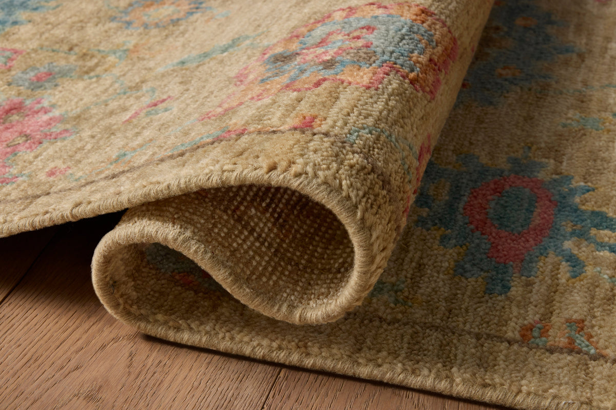 Mavelle Lucille Khaki Multi area rug - Styled in Room