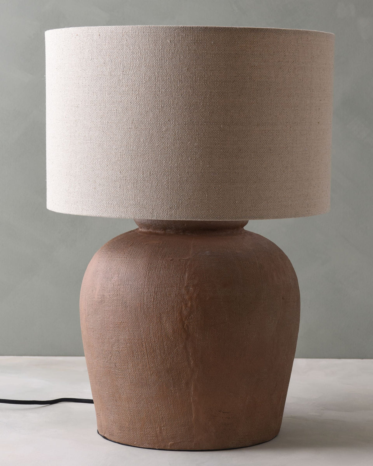 Mavelle Clay Oversized Greenleigh Table Lamp table lamp