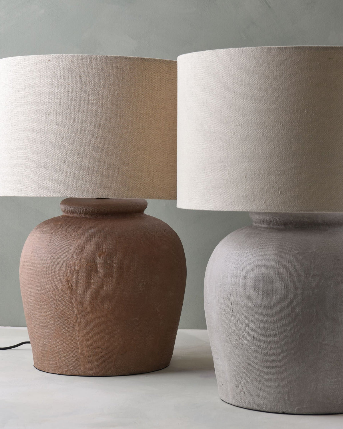 Mavelle Clay Oversized Greenleigh Table Lamp table lamp - Close-Up