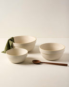 Mavelle Set of Vintage-Inspired Mixing Bowls bowl - Detail View