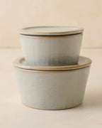Mavelle French Grey Ceramic Food Storage Bowl bowl - Detail View