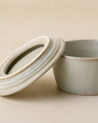 Mavelle French Grey Ceramic Food Storage Bowl bowl - Styled in Room