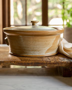 Mavelle French Grey Reduction Fire Baker baking dish - Detail View
