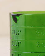 Mavelle Green Glass One Cup Measuring Cup mug