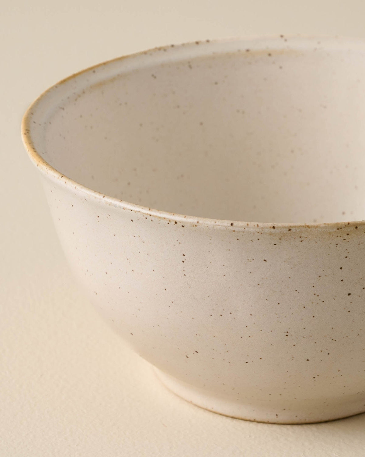 Mavelle French White Speckle Cereal Bowl bowl