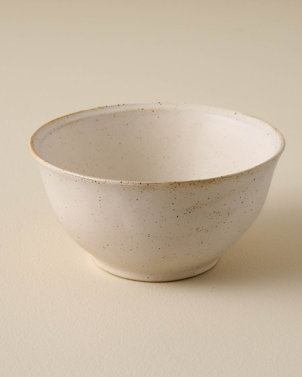 Mavelle French White Speckle Cereal Bowl bowl - Detail View
