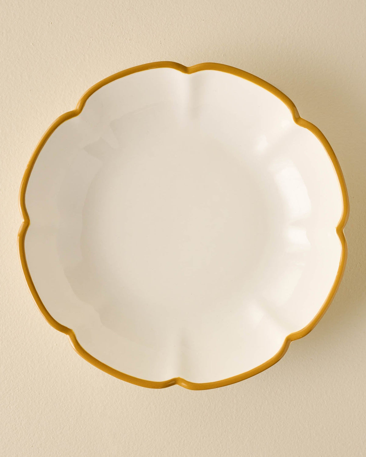Mavelle Luna Scalloped Pasta Bowl bowl - Detail View