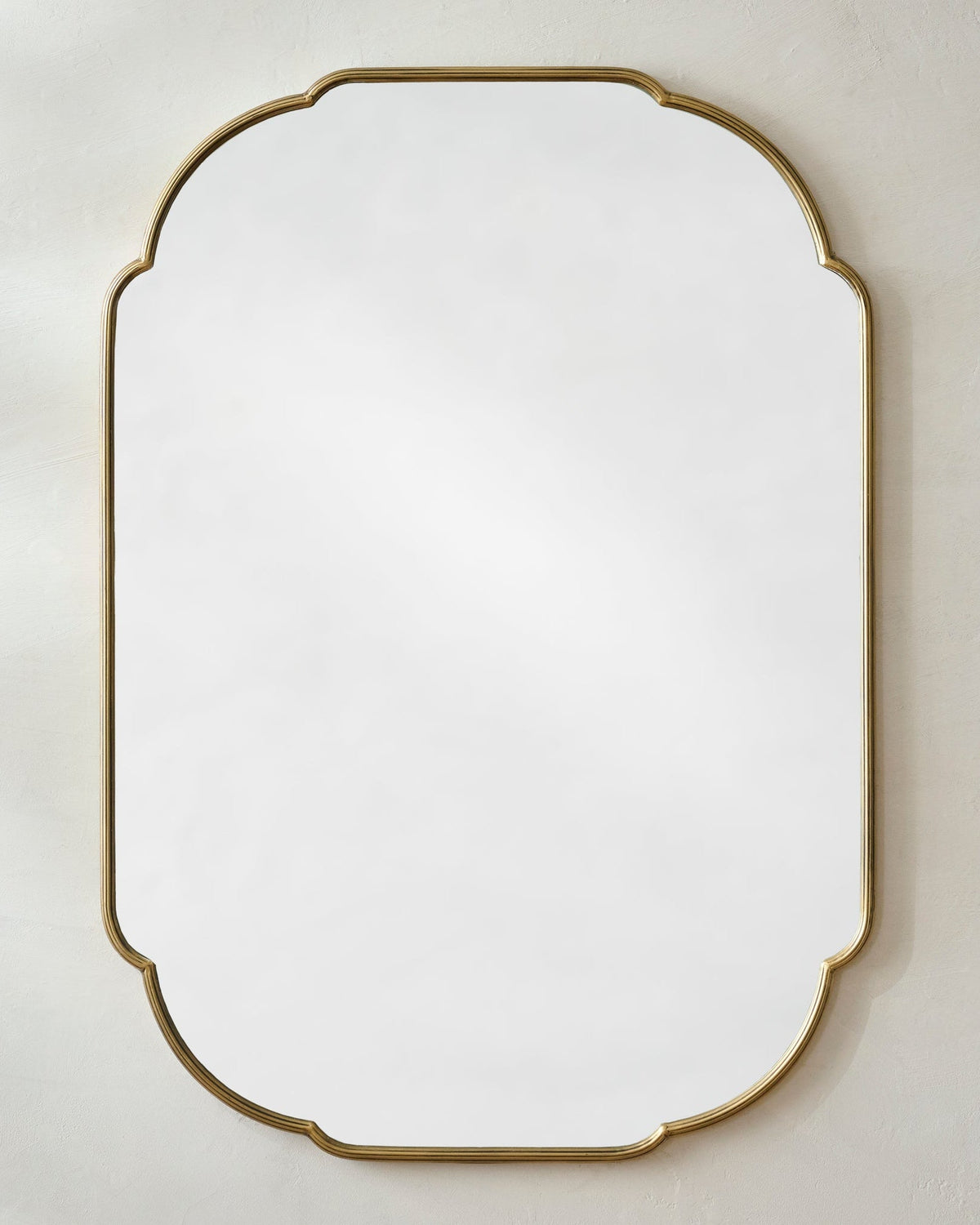Mavelle Antique Brass Luna Mirror mirror