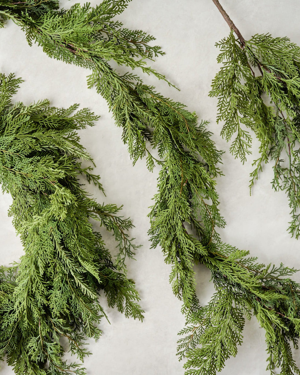 Mavelle Real Touch Cedar Mix Wreath wreath - Styled in Room