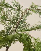 Mavelle Real Touch Cedar Mix Stem faux floral stem - Close-Up