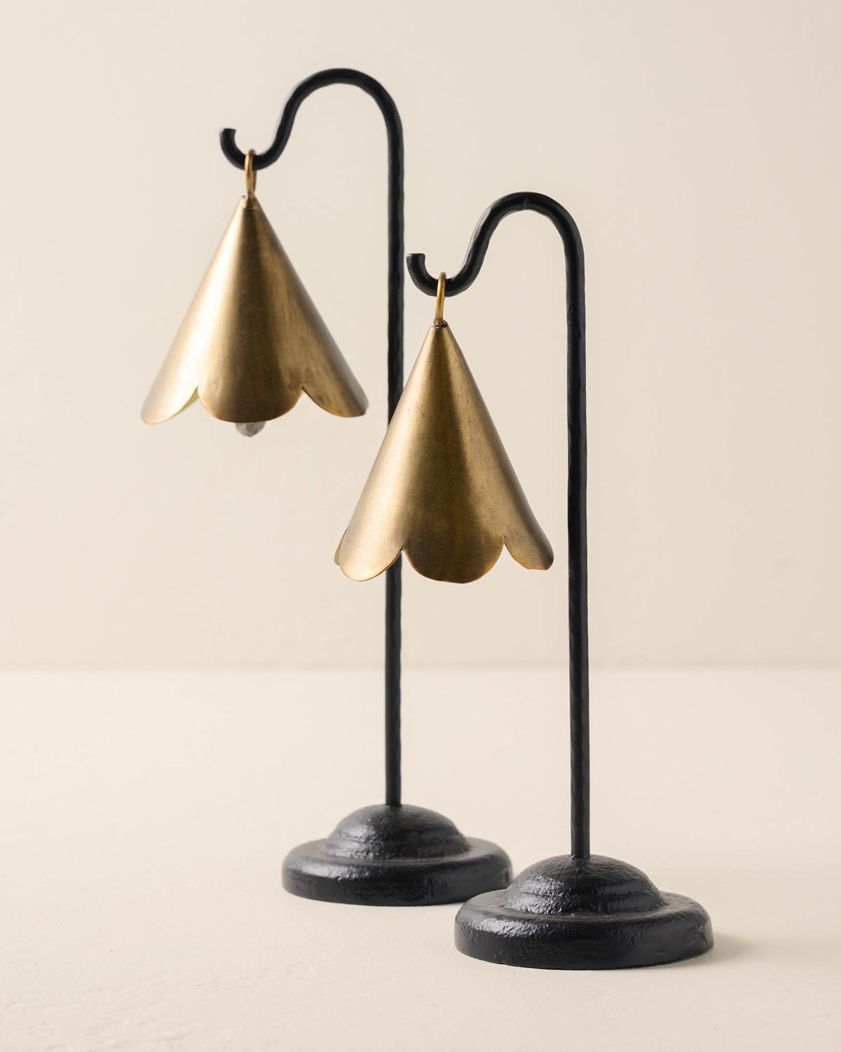 Mavelle Mariel Standing Scalloped Bell decorative accent