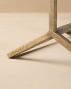 Mavelle Antique Brass Gatecrest Multi Taper Holder candle holder - Side View