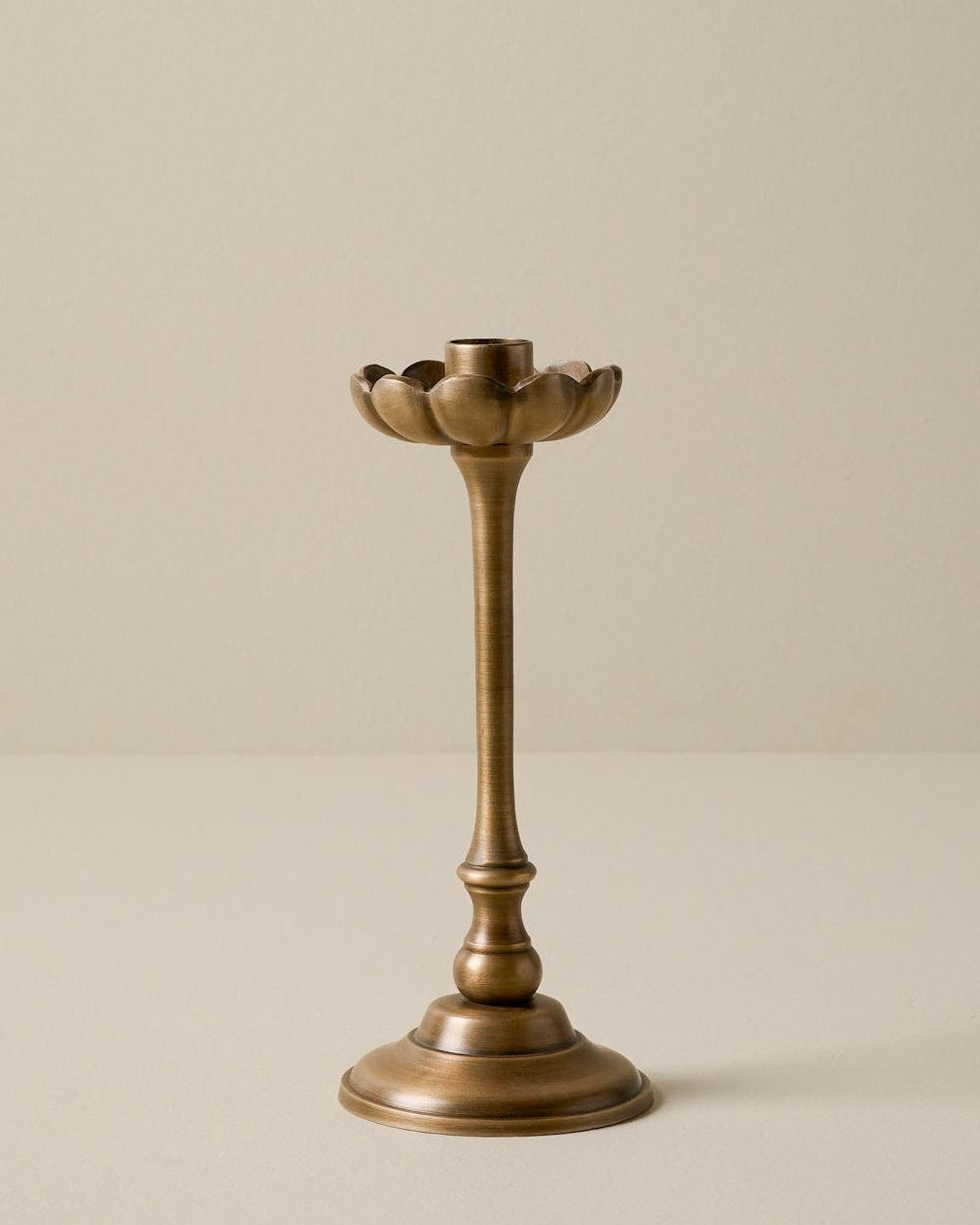Mavelle Anna Antique Brass Taper Holder candle holder - View 8
