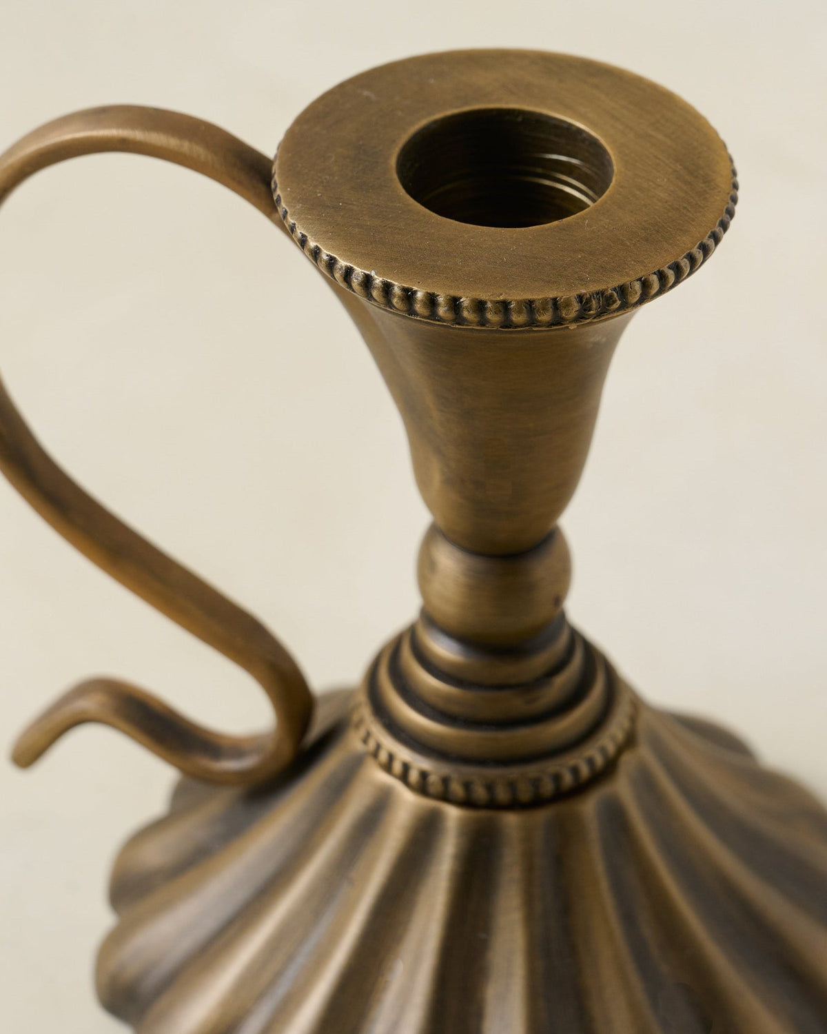 Mavelle Anna Antique Brass Taper Holder candle holder - View 11