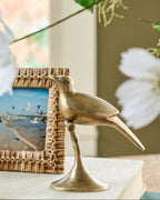 Mavelle Brass Bird Sit About decorative accent