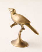 Mavelle Brass Bird Sit About decorative accent - Detail View