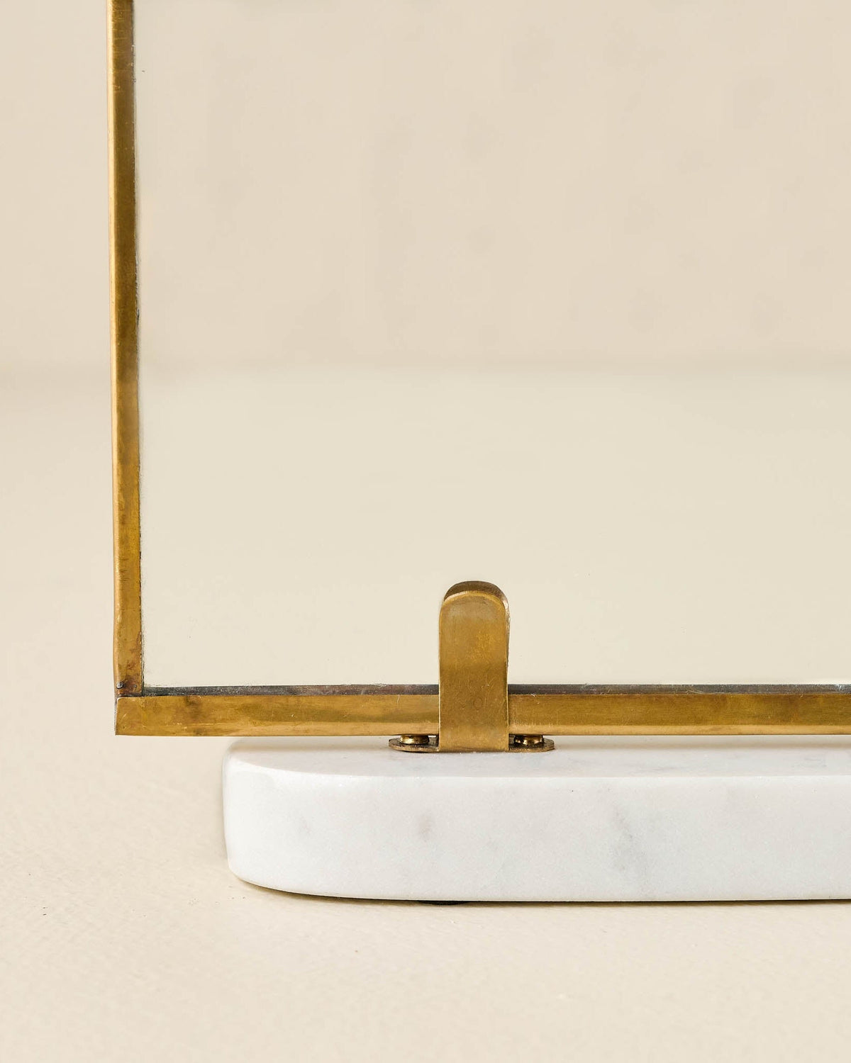Mavelle Antique Brass Bracket Photo Frame picture frame - Styled in Room