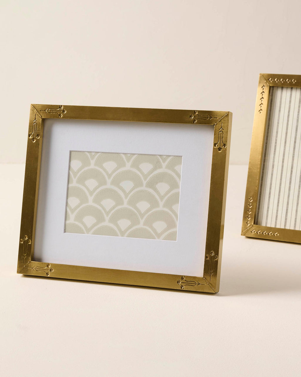 Mavelle Floral Antique Brass Photo Frame picture frame