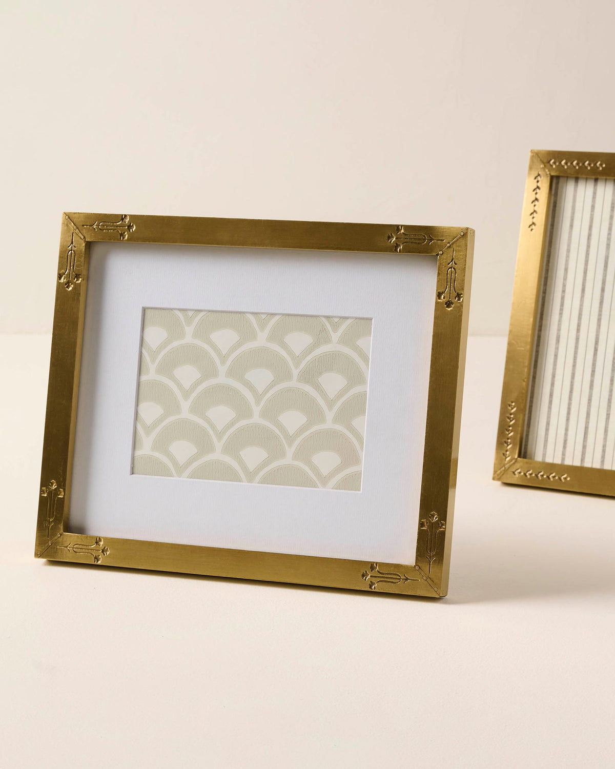 Mavelle Floral Antique Brass Photo Frame picture frame
