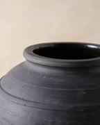 Mavelle Rustic Black Hand-Made Vase vase