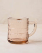 Mavelle Blush One Cup Glass Measuring Cup mug - Detail View
