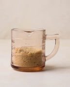 Mavelle Blush One Cup Glass Measuring Cup mug