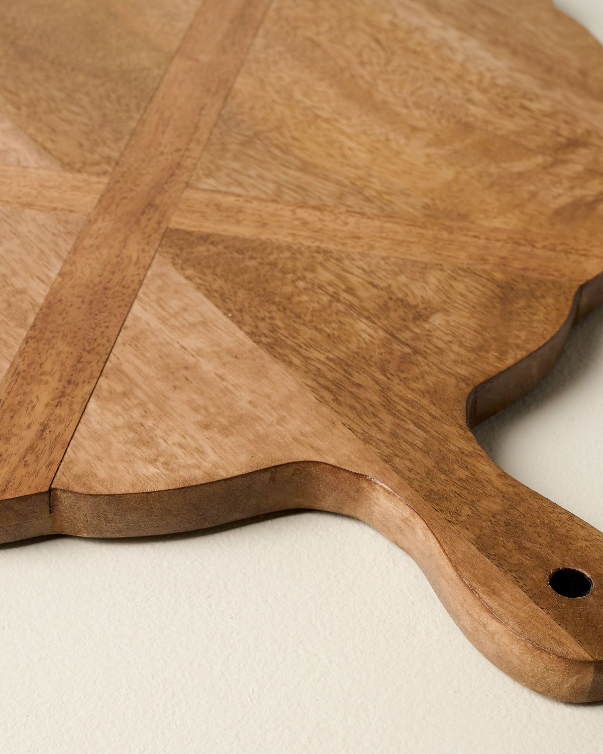Mavelle Antiqued Wood Large Oval Serving Board serving board - Styled in Room
