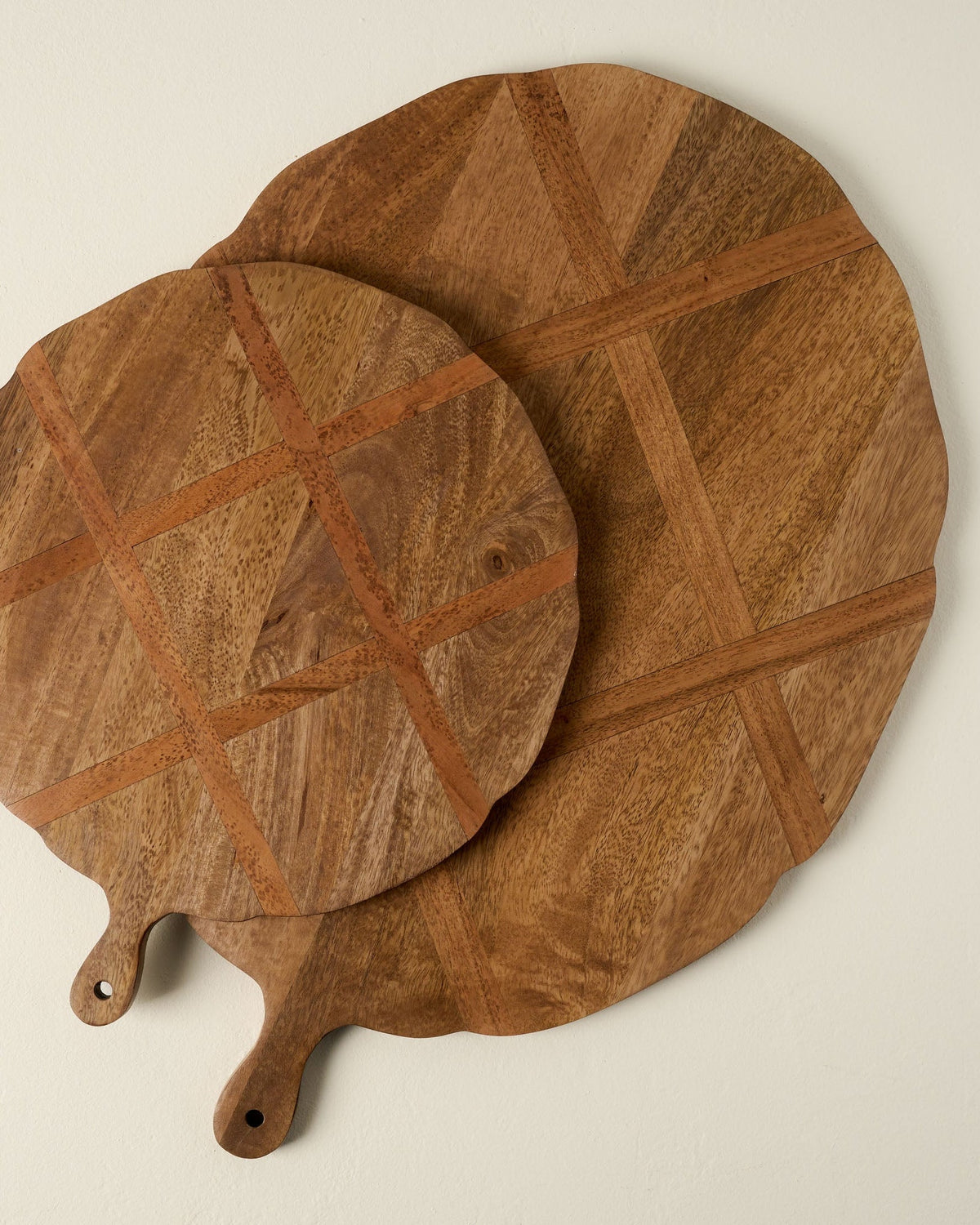 Mavelle Antiqued Wood Large Oval Serving Board serving board