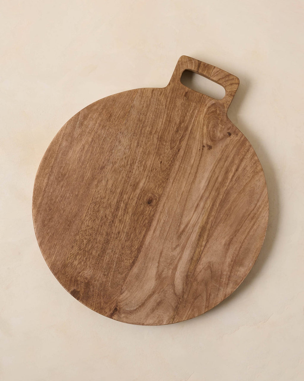 Mavelle Mango Wood Round Bread Board serving board