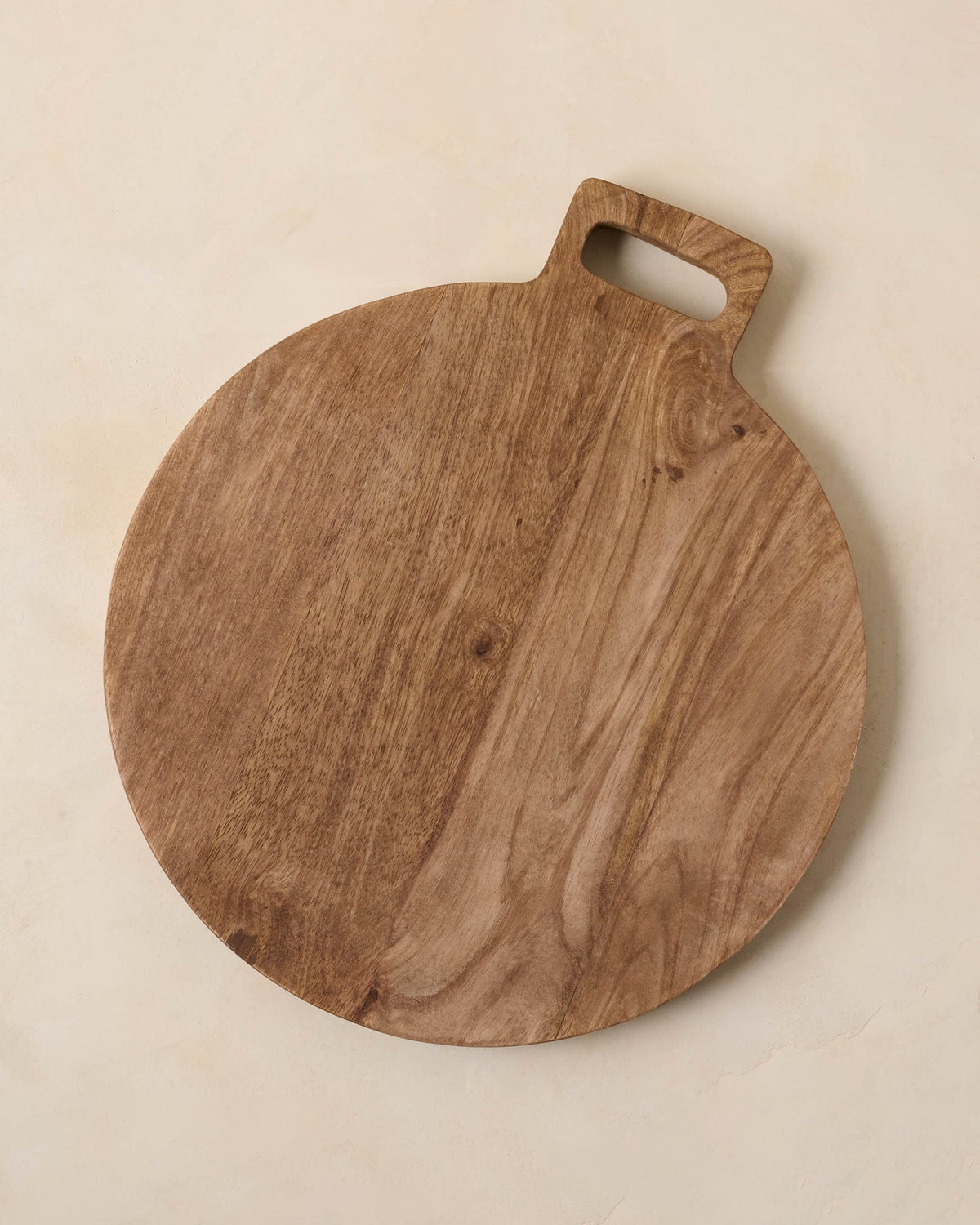 Mavelle Mango Wood Round Bread Board serving board