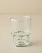 Mavelle Rustic Glass Stacking Tumbler drinking glass - Styled in Room