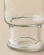 Mavelle Rustic Glass Stacking Tumbler drinking glass - Side View