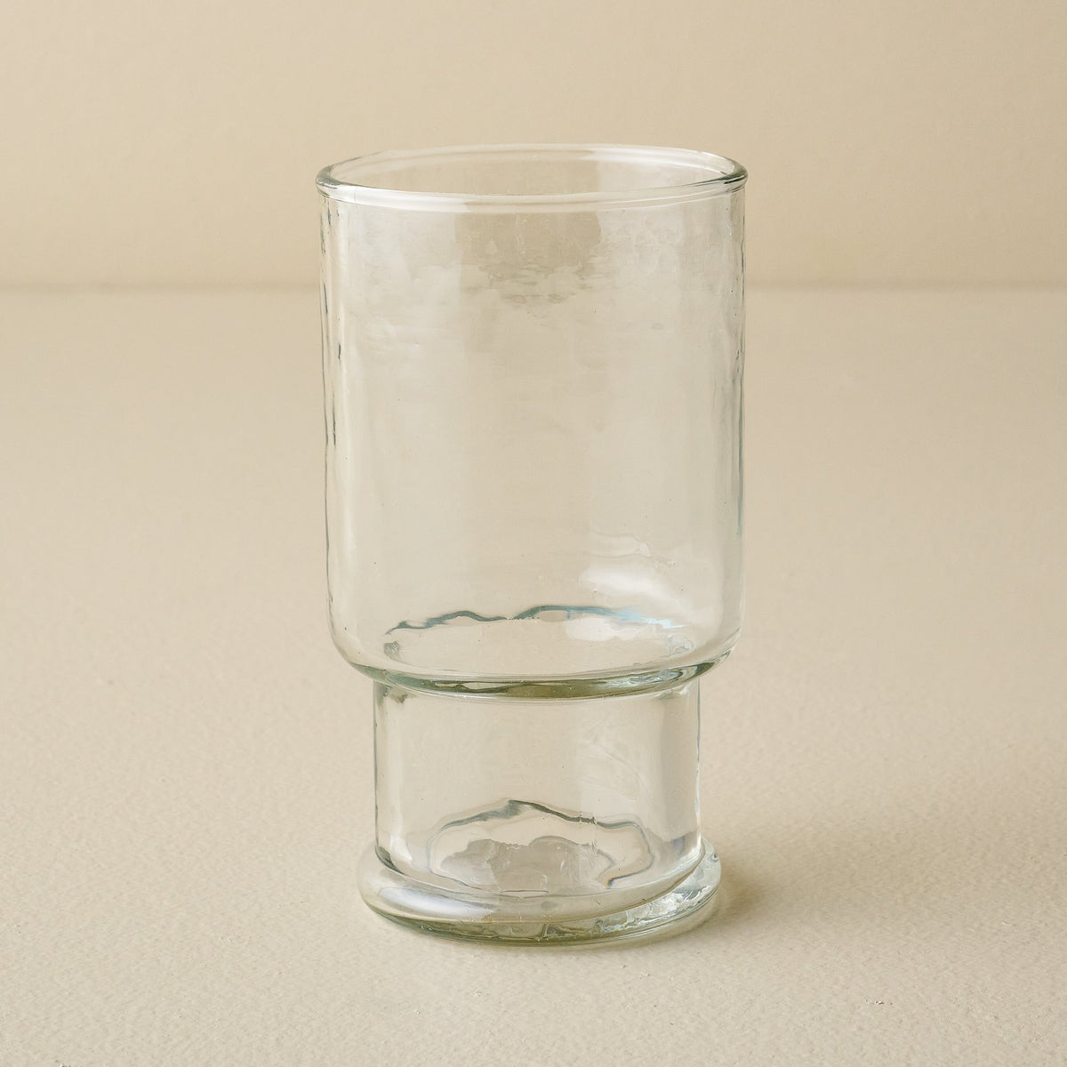 Mavelle Rustic Glass Stacking Tumbler Bundle (Set of 4) - Large drinking glass