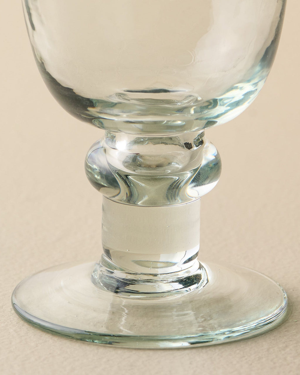 Mavelle Rustic Glass Stemware drinking glass - Side View