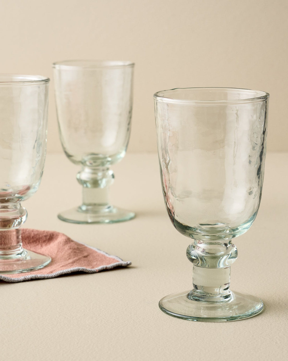 Mavelle Rustic Glass Stemware drinking glass