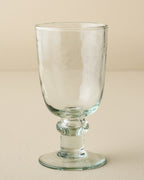 Mavelle Rustic Glass Stemware drinking glass - Close-Up