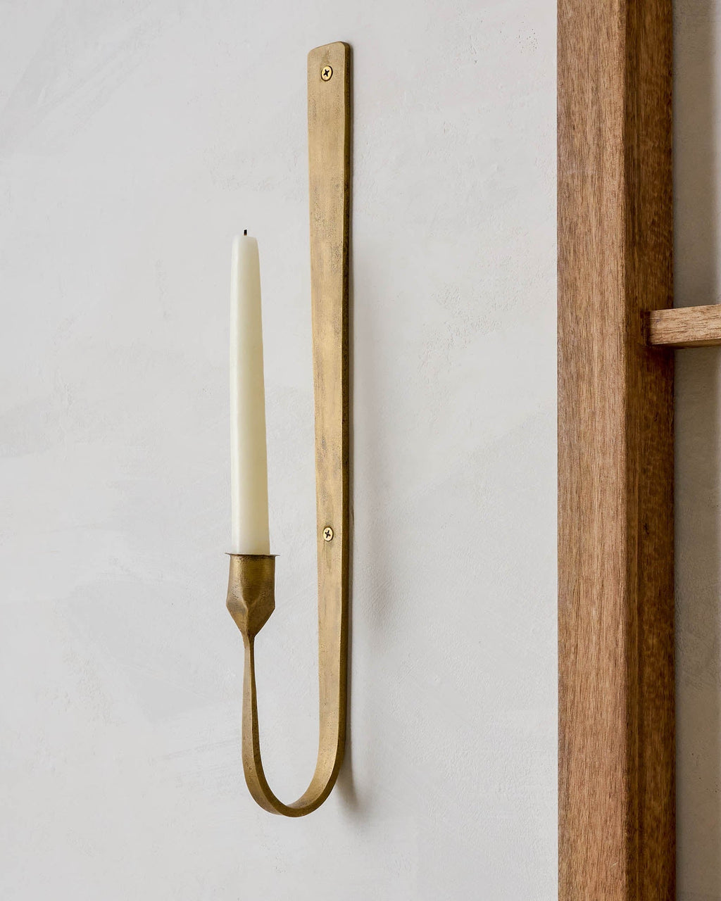 Mavelle Julian Forged Iron Wall Sconce wall sconce - Detail View