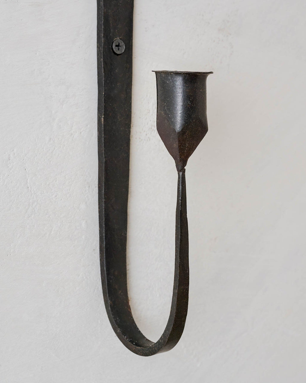 Mavelle Julian Forged Iron Wall Sconce wall sconce - Close-Up