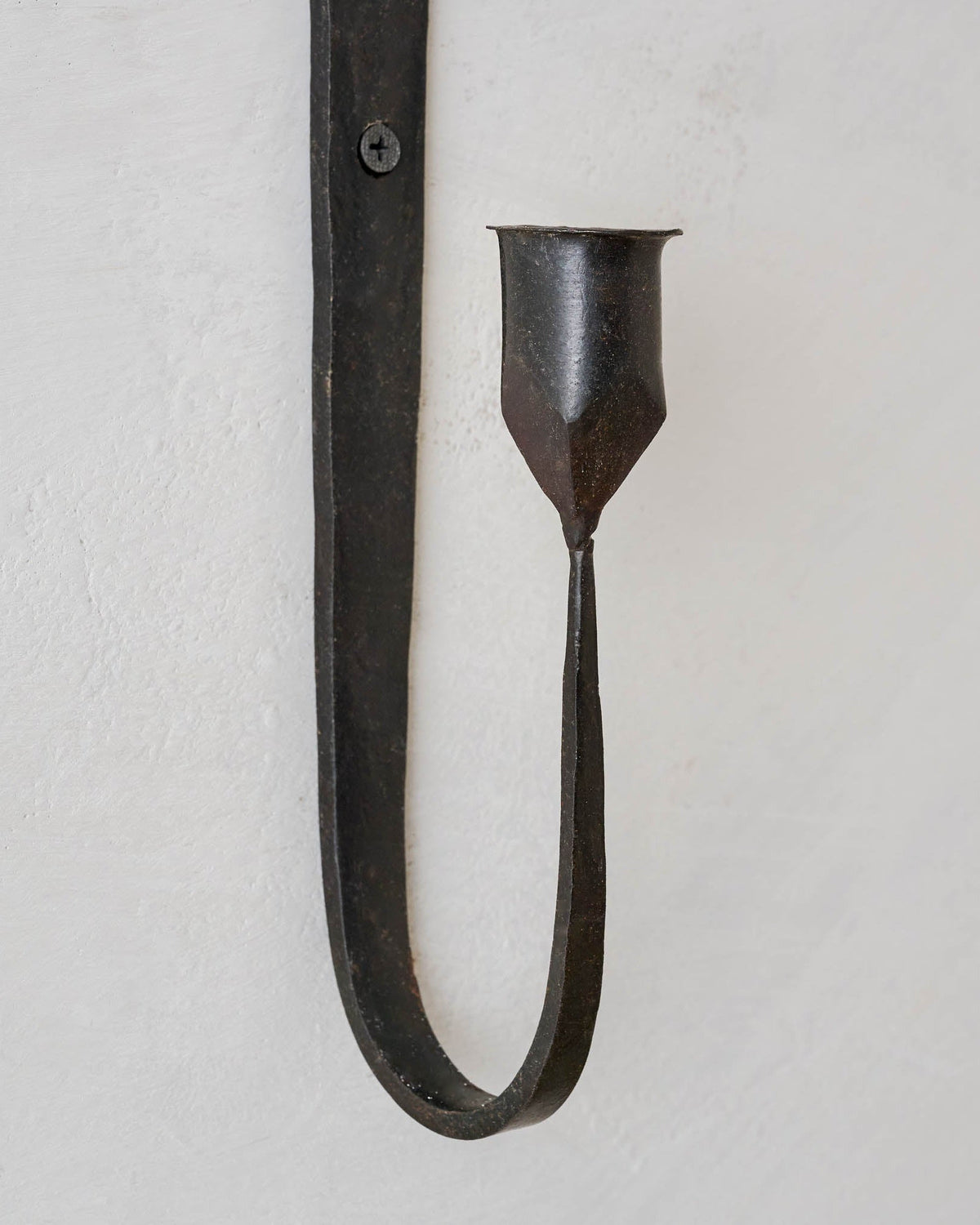 Mavelle Julian Forged Iron Wall Sconce wall sconce - Close-Up
