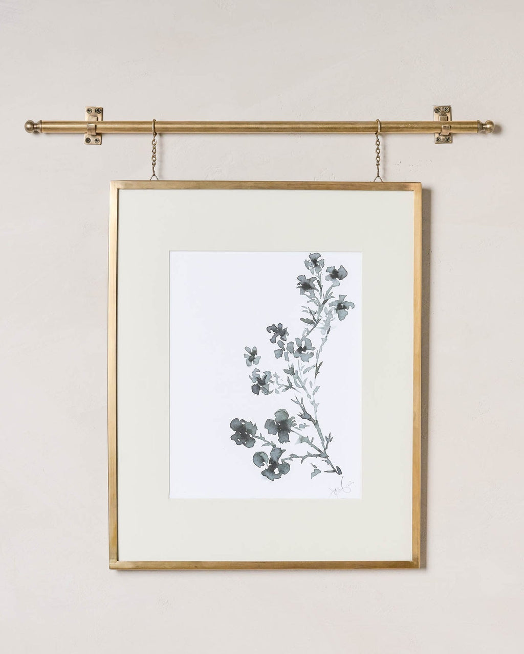 Mavelle Colleen Brass Rail Picture Frame picture frame