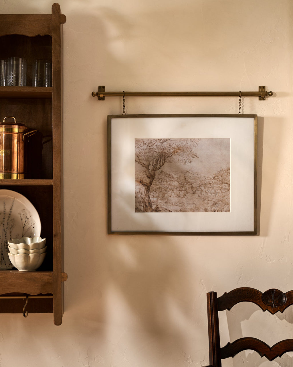 Mavelle Colleen Brass Rail Picture Frame picture frame - Detail View