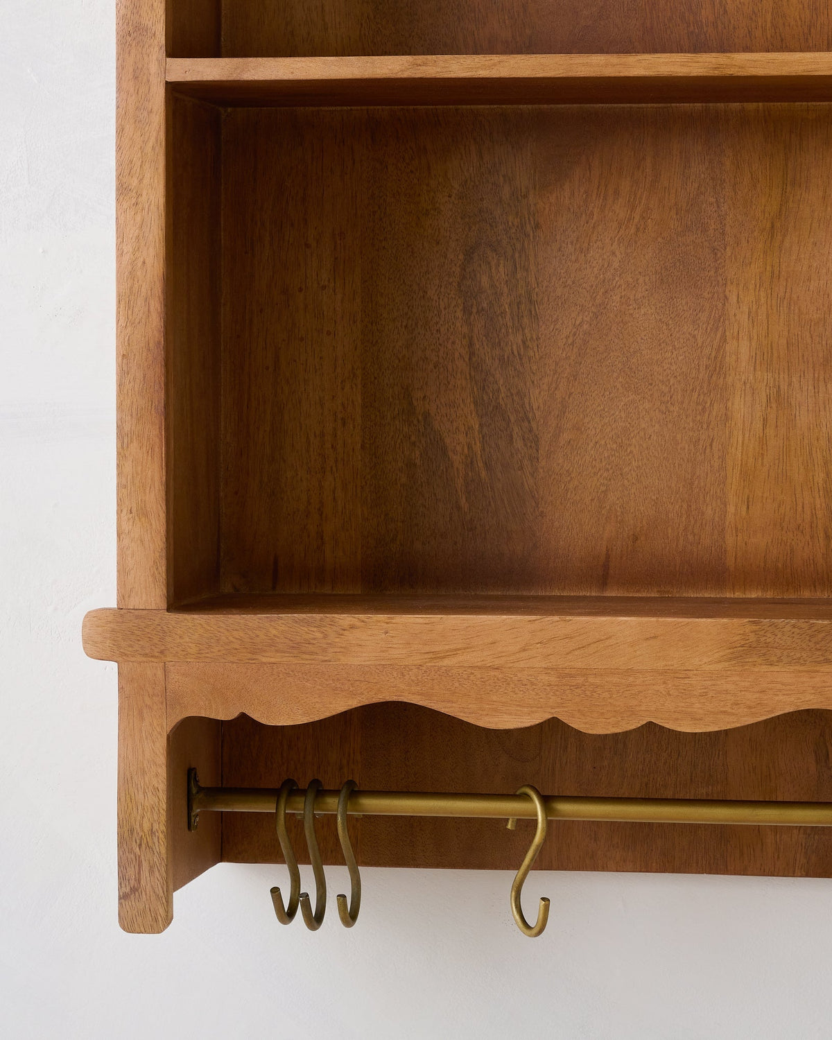 Mavelle Daphne Wooden Wall Shelf wall shelf - Side View