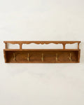 Mavelle Daphne Wood and Brass Display Shelf wall shelf